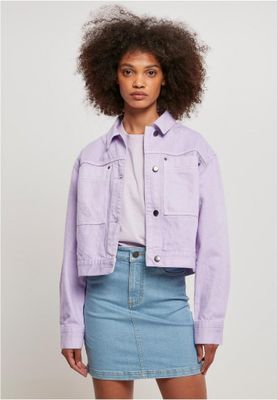 Ladies Short Boxy Worker Jacket