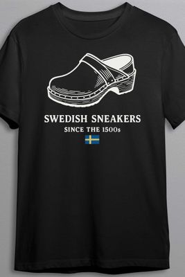 Trätofflor - Swedish Sneakers - T-shirt