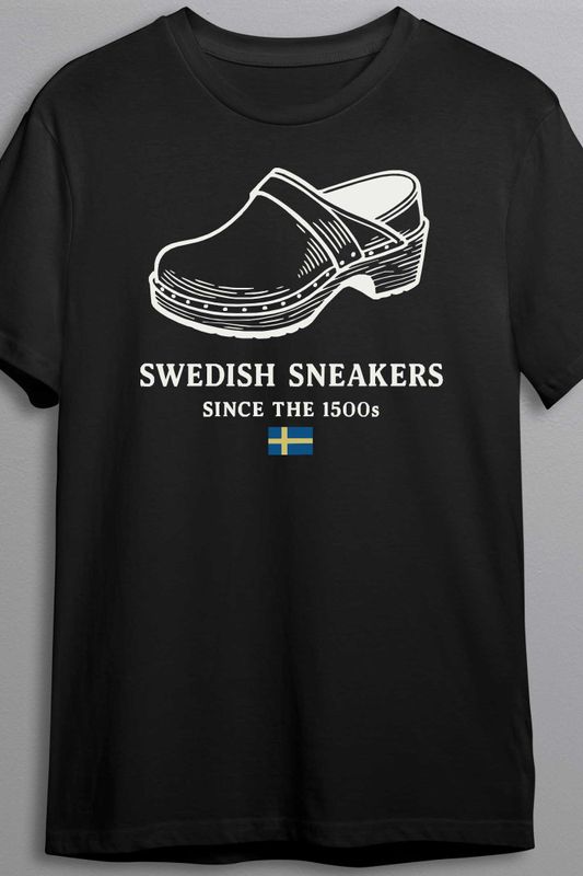 Trätofflor - Swedish Sneakers - T-shirt