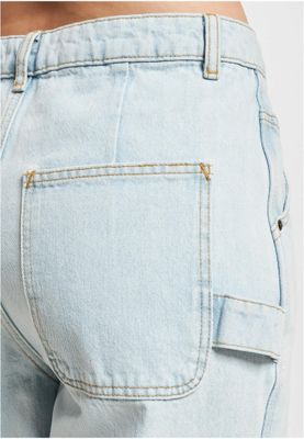 Byxor med dEF Straight oversize – ice blue