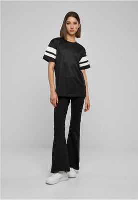 Ladies Stripe Mesh Tee