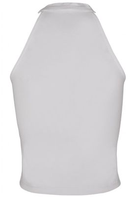 Short top with turtleneck neck
