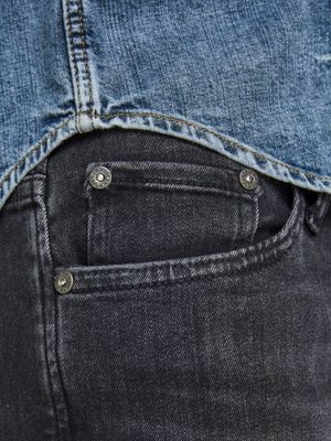 Sort slidte jeans skinny pasform