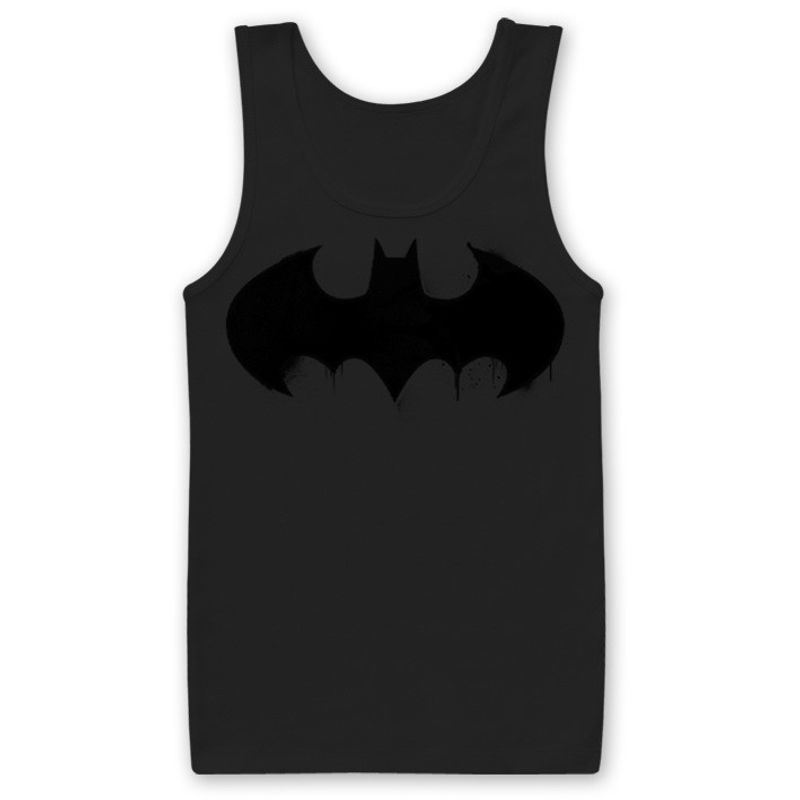 Batman svart logotype linne