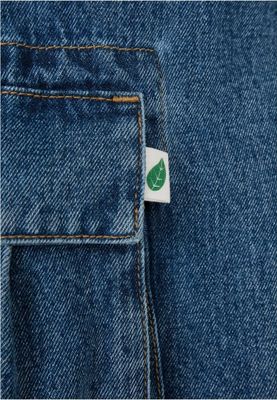 Organic cargo shorts in jeans for men