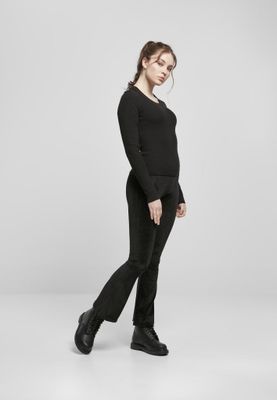 Ladies Wide Neckline Sweater