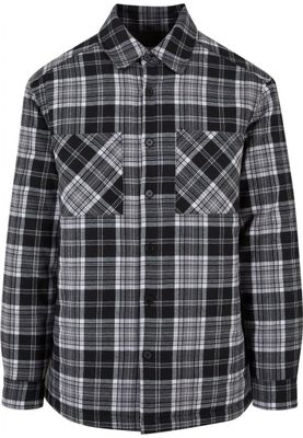 Lined checkered shirt men