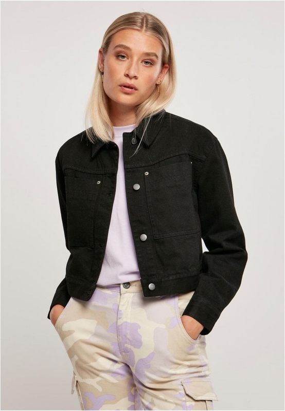 Ladies Short Boxy Worker Jacket