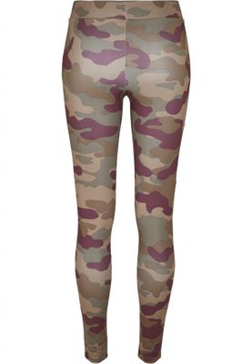 Camo leggings med meshtyg redwood camo