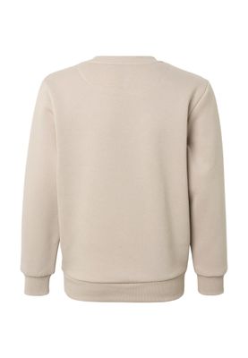 Tröja för barn med fluffy Crewneck – molnfärg