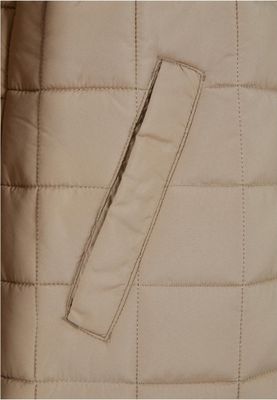 Women's long quilted jacket