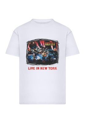Nirvana T-shirt för herr Live in New York – vit