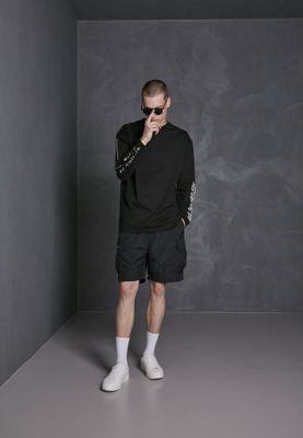 Cargo shorts in nylon men