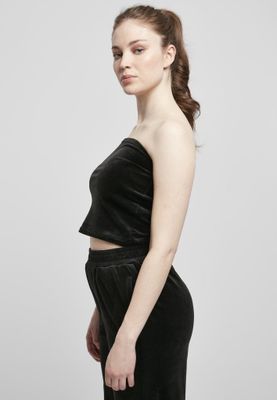 Ladies Short Velvet Tube Top