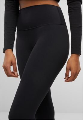 Sportleggings för damer med bred midja och slimmad passform