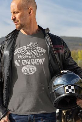 STP Oil Treatment Distressed T-Shirt