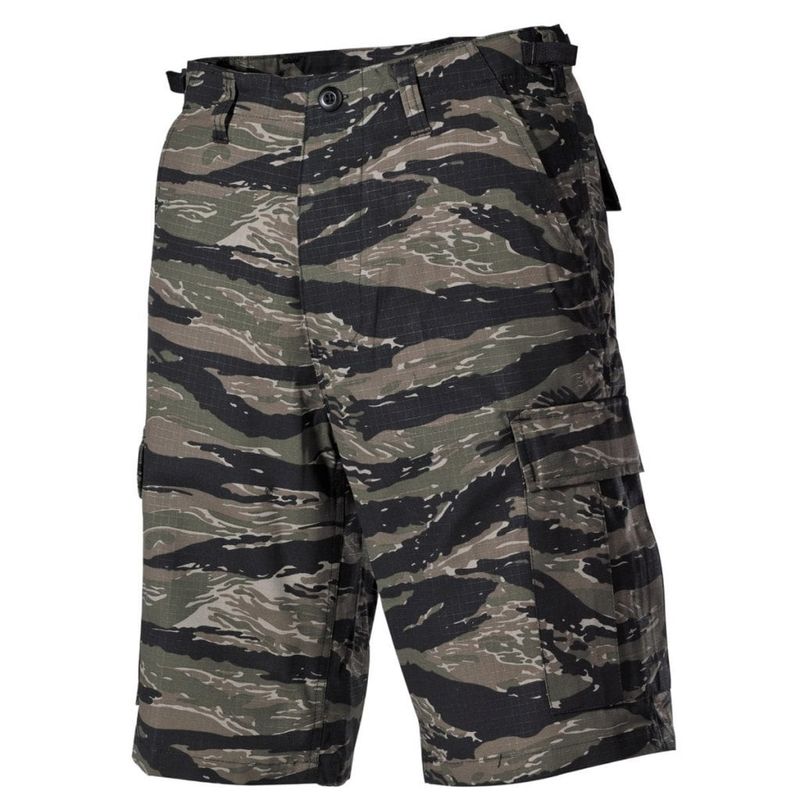 Bermuda shorts med ripstop og camo