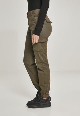 Pants with leg pocket and high waist