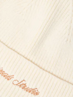 Ribbstickad Mössa Herr – Ljus Beanie Originals Studio