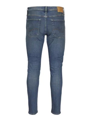 Klassiskt blå slim fit jeans herr - GLENN