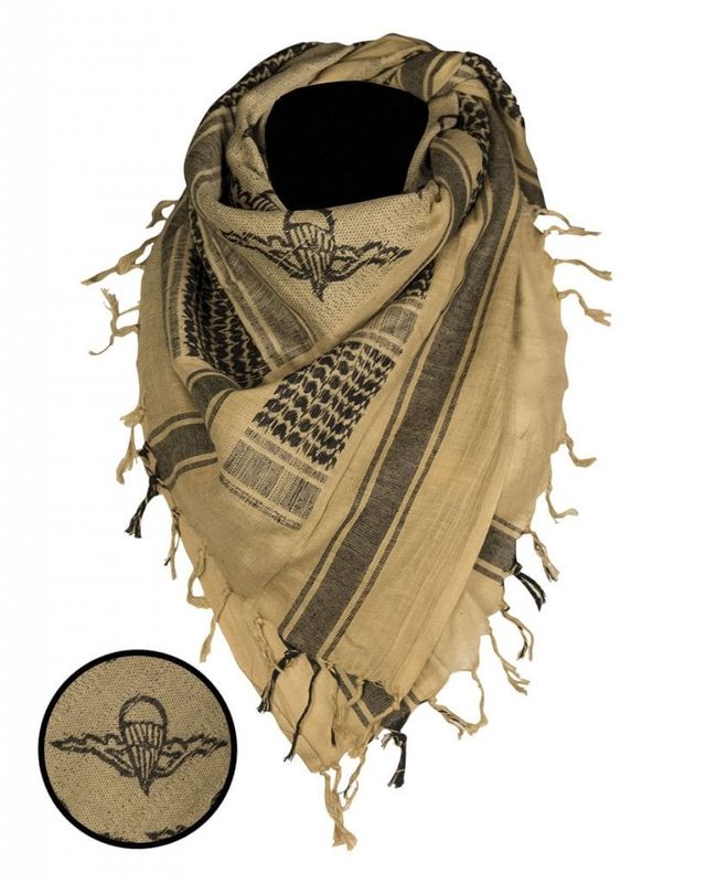 Shemagh paratrooper coyote/black