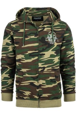 Allied Star-Willy jeep camo zipped hoodie