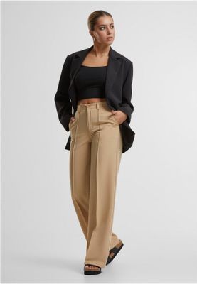 Ladies Wide Pleated Pants