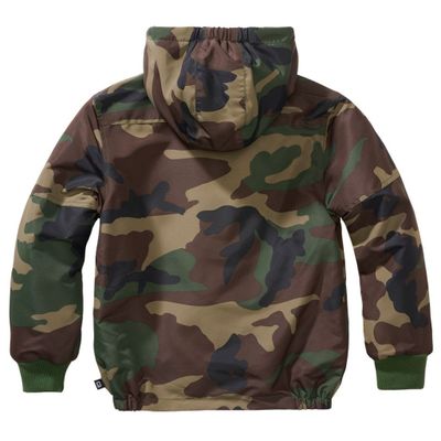 Windbreaker with fleece lining woodland - Child