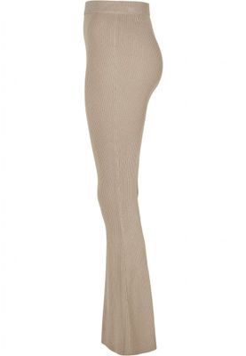 Ladies Rib Knit Bootcut Leggings