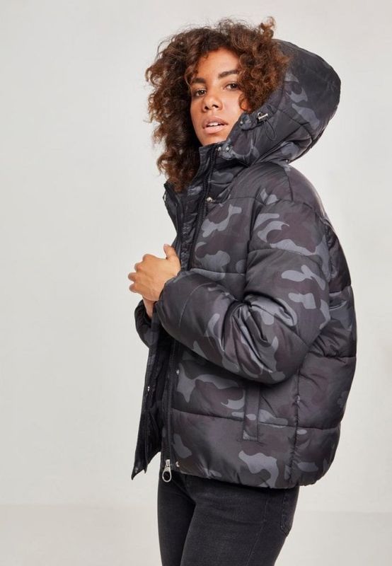 Ladies Boyfriend Camo Puffer Jacket