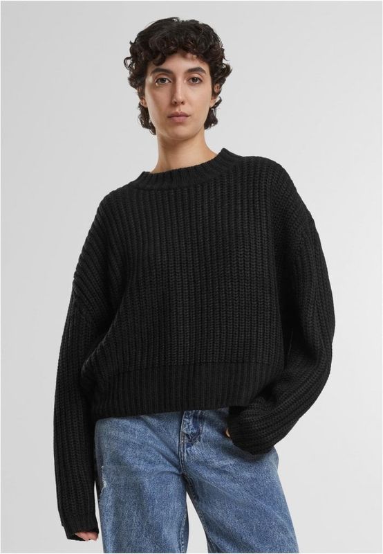 Ladies Wide Basic Oversized Sweater