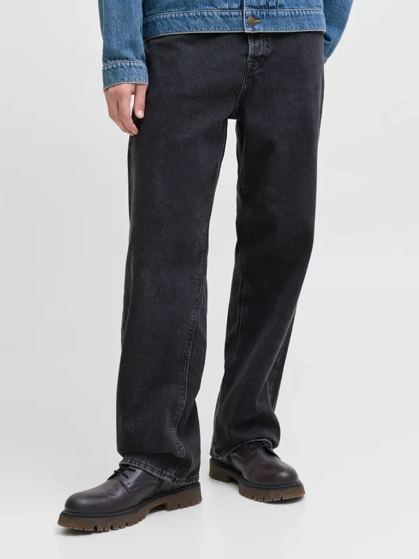 Svarta baggy fit jeans herr - ALEX