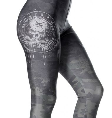 Grå camo blazon leggings