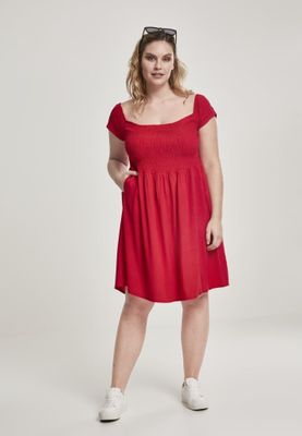 Short dress whit smock plus size