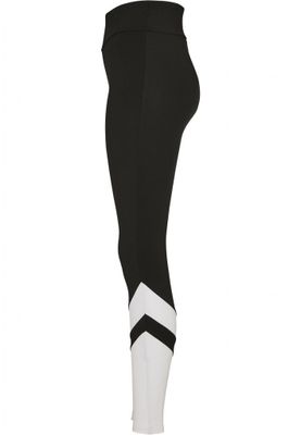 Sort og hvide leggings med høj talje