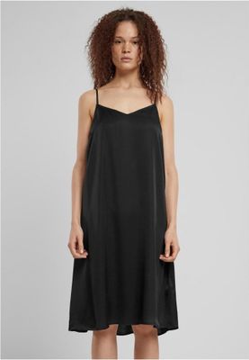 Slip dress in viscose satin