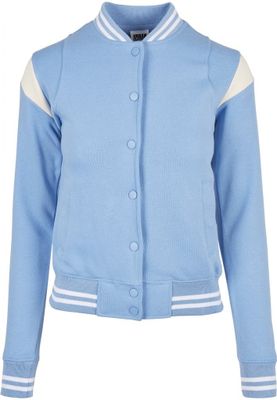Light blue baseball jacket women