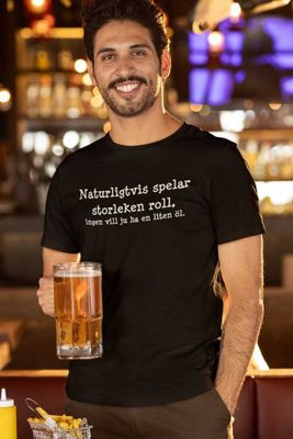 Ingen vill ha en liten öl t-shirt