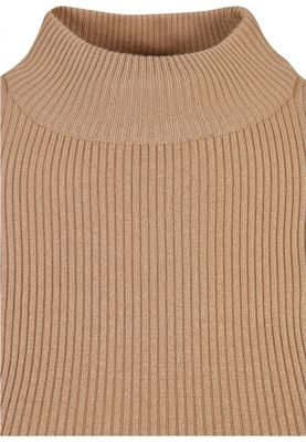 Ladies Rib Knit Turtelneck Sweater