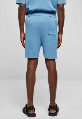 Ribbed sweat shorts for men