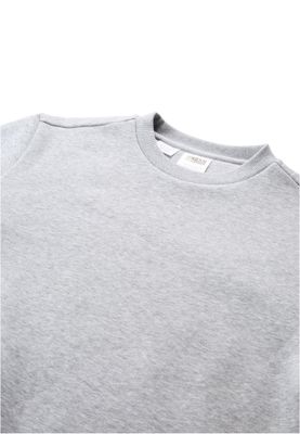 Tröja för barn med fluffy – ljusgrå melange