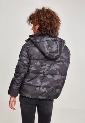 Ladies Boyfriend Camo Puffer Jacket