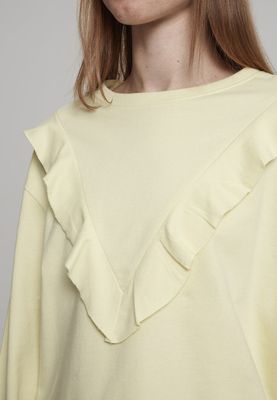 Sweatshirt with long bodice
