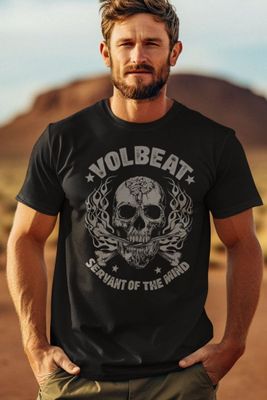 Volbeat Skull & Crossbones T-Shirt