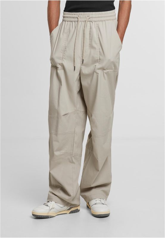 Loose Fit Pants med Darts i Organisk Bomull