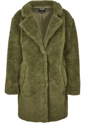Teddy jacket oversize model lady