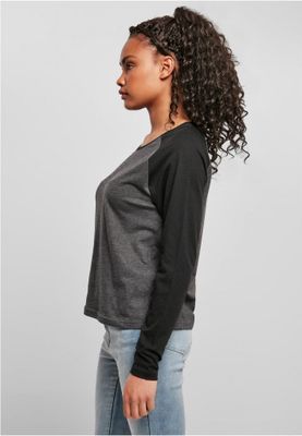 Long-sleeved top with raglan arm ladies