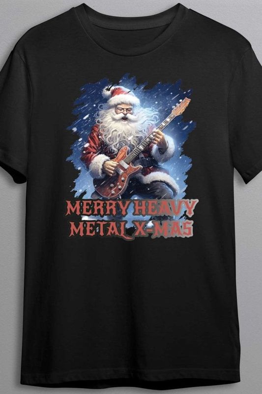 Merry Heavy Metal X-mas - T-shirt