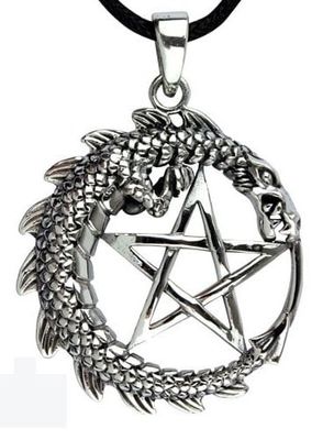 Pentacle med drage halskæde