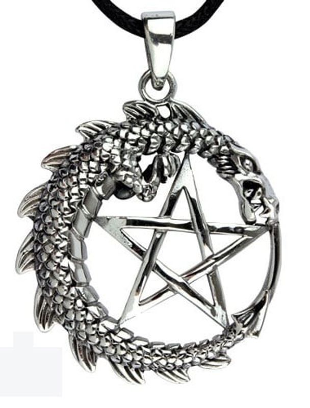 Pentacle med drage halskæde